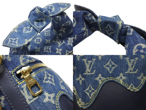 新品同様品 LOUISVUITTON ルイヴィトン NIGO ジャパニーズクルーザー ハンドバッグ M45970 デニム トリヨン インディゴ 中古 4b004867