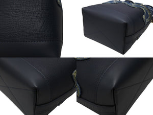新品同様品 LOUISVUITTON ルイヴィトン NIGO ジャパニーズクルーザー ハンドバッグ M45970 デニム トリヨン インディゴ 中古 4b004867