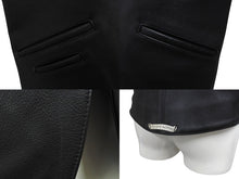 Load image into Gallery viewer, 極美品 CHROME HEARTS クロムハーツ CLASSC 2B LTHR クラシック 2Bレザーベスト サイズS クロスボールボタン スクロールラベル 中古 4b004870