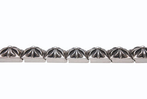 CHROME HEARTS クロムハーツ PYRAMID PLS LNK 3/8 ピラミッド プラスリンク ブレスレット 重量約78.1g 21リンク 美品 中古 4b004874