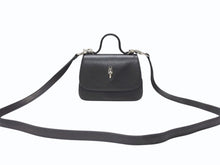 Load image into Gallery viewer, 極美品 CHROME HEARTS クロムハーツ TEENER 2WAYバッグ ダガー装飾 スクロールラベルロゴ クロスボール レザー ブラック 中古 4b004877