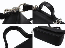画像をギャラリービューアに読み込む, 極美品 CHROME HEARTS クロムハーツ TEENER 2WAYバッグ ダガー装飾 スクロールラベルロゴ クロスボール レザー ブラック 中古 4b004877