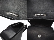 画像をギャラリービューアに読み込む, 極美品 CHROME HEARTS クロムハーツ TEENER 2WAYバッグ ダガー装飾 スクロールラベルロゴ クロスボール レザー ブラック 中古 4b004877