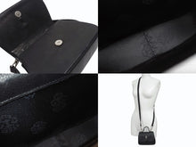 Load image into Gallery viewer, 極美品 CHROME HEARTS クロムハーツ TEENER 2WAYバッグ ダガー装飾 スクロールラベルロゴ クロスボール レザー ブラック 中古 4b004877