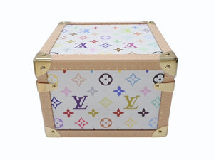 未使用 ルイヴィトン モノグラム LV×TM マルピラミッド トランクケース M13126 ルイ マルチカラー 村上隆 中古 4b004882 
