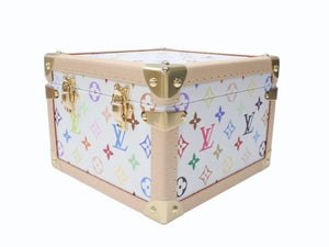 未使用 ルイヴィトン モノグラム LV×TM マルピラミッド トランクケース M13126 ルイ マルチカラー 村上隆 中古 4b004882 