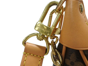 新品同様 LOUIS VUITTON ルイヴィトン ループ モノグラム 2WAY ショルダーバッグ M81098 モノグラムキャンバス ゴールド金具 中古 4b004884