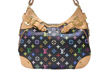 Load image into Gallery viewer, 極美品 LOUIS VUITTON ルイヴィトン グレタ ワンショルダーバッグ M40196 モノグラム マルチカラー ブラック 村上隆 中古4b004885
