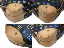 Load image into Gallery viewer, 極美品 LOUIS VUITTON ルイヴィトン グレタ ワンショルダーバッグ M40196 モノグラム マルチカラー ブラック 村上隆 中古4b004885