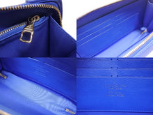 Load image into Gallery viewer, 極美品 LOUIS VUITTON ルイヴィトン ソフトトランク ショルダーバッグ ヴァージル期 M45432 カウハイドレザー ブルー ホワイト 中古 4b004887