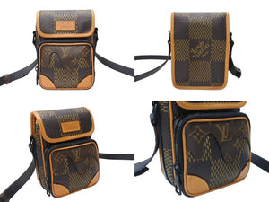 LOUIS VUITTON ルイヴィトン アマゾン メッセンジャーショルダーバッグ N40357 ダミエジャイアント NIGO LVスクエアード 美品 中古 4b004889