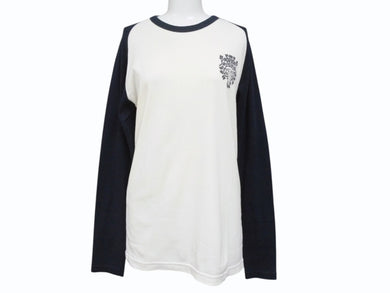 CHROME HEARTS クロムハーツ Old Vine Dagger LS Tee オールドモデル ヴァインダガー ラグラン長袖Tシャツ ホワイト ブラック 美品 中古 4b004900