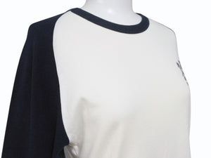 CHROME HEARTS クロムハーツ Old Vine Dagger LS Tee オールドモデル ヴァインダガー ラグラン長袖Tシャツ ホワイト ブラック 美品 中古 4b004900
