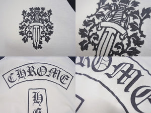 CHROME HEARTS クロムハーツ Old Vine Dagger LS Tee オールドモデル ヴァインダガー ラグラン長袖Tシャツ ホワイト ブラック 美品 中古 4b004900