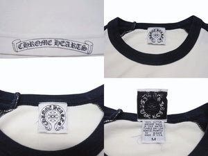 CHROME HEARTS クロムハーツ Old Vine Dagger LS Tee オールドモデル ヴァインダガー ラグラン長袖Tシャツ ホワイト ブラック 美品 中古 4b004900