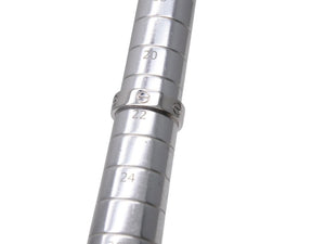 新品同様 CARTIER カルティエ LOVEリング クラシックモデル B4084700 重量約9.5g 750刻印 サイズ63 約22号 ホワイトゴールド 中古 4b004901