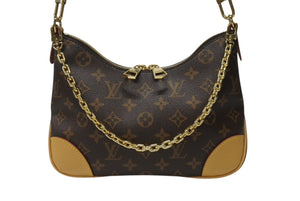 新品同様 LOUIS VUITTON ルイヴィトン ブーローニュ PM 2WAYバッグ ワンショルダーバッグ M45832 IC ブラウン ゴールド金具 中古 4b004902