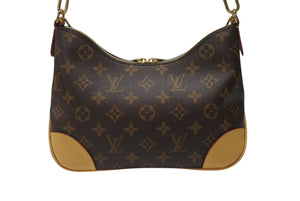 新品同様 LOUIS VUITTON ルイヴィトン ブーローニュ PM 2WAYバッグ ワンショルダーバッグ M45832 IC ブラウン ゴールド金具 中古 4b004902