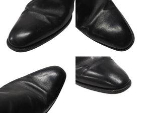 SAINT LAURENT PARIS サンローラン パリ ジョッパーブーツ ショートブーツ 靴 443200 レザー ブラック サイズ45 美品 中古 4b004907 