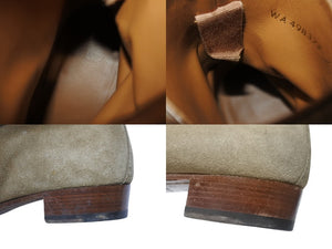 SAINT LAURENT サンローラン WYATT 30 JODHPUR BOOTS ワイアット 30 ジョッパーブーツ 靴 498372 スエード ベージュ サイズ45 美品 中古 4b004908 