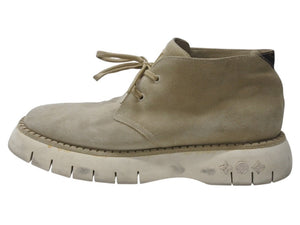 ルイヴィトン ルイヴィトン 22AW LVスクエアラインアンクルスエードブーツ 1AANRV BM0292 ベージュ サイズ10 美品 中古 4b004910 