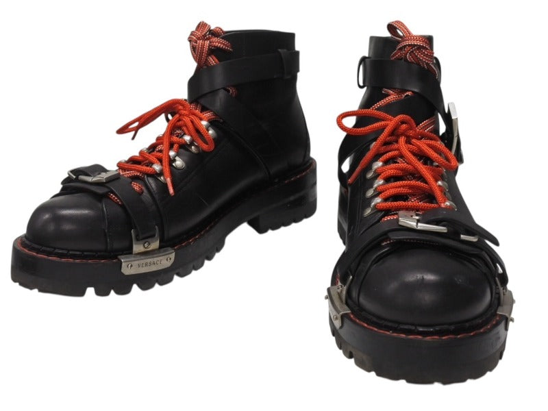 GIANNI VERSACE ヴェルサーチ レザー ヴェルサーチ GIANNI VERSACE ヴェルサーチ ブラック サングラス