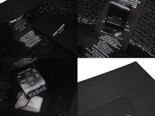 画像をギャラリービューアに読み込む, 未使用 SAINT LAURENT サンローラン ラフィアハット 帽子 551676 4YB50 イタリア製レーヨンコットン ブラック サイズL 中古 4b004917 