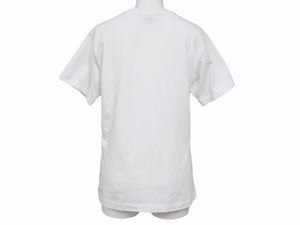 LOUIS VUITTON ルイヴィトン 21SS 半袖Tシャツ RW211W サイズXS チェーン 反転ロゴプリント ホワイト ブラック 美品 中古 4b004920