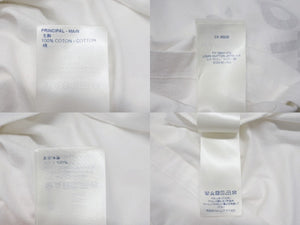 LOUIS VUITTON ルイヴィトン 21SS 半袖Tシャツ RW211W サイズXS チェーン 反転ロゴプリント ホワイト ブラック 美品 中古 4b004920