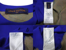 Load image into Gallery viewer, LOUIS VUITTON ルイヴィトン LVMインターシャＴシャツ ニット RM211M ZLW HKN15W コットンブルー マルチカラー サイズXS 美品 中古 4b004921