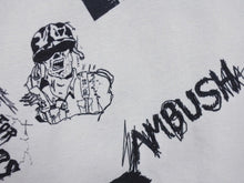 Load image into Gallery viewer, AMBUSH アンブッシュ 長袖シャツ 総柄プリント JAPAN製 コットン ホワイト ブラック サイズ2 美品 中古 4b004923