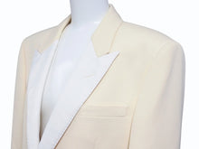 Load image into Gallery viewer, 極美品 SAINT LAURENT PARIS サンローランパリ 15AW テーラードジャケット 393101 Y699J サイズ48 シングル ウール モヘヤ 中古 4b004926