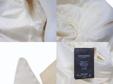 Load image into Gallery viewer, 極美品 SAINT LAURENT PARIS サンローランパリ 15AW テーラードジャケット 393101 Y699J サイズ48 シングル ウール モヘヤ 中古 4b004926