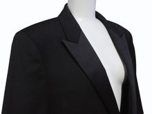 Load image into Gallery viewer, SAINT LAURENT PARIS サンローラン パリ ジャケット 392891 ブラック サイズ50 ウール 美品 中古 4b004927