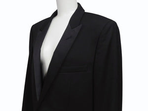 SAINT LAURENT PARIS サンローラン パリ ジャケット 392891 ブラック サイズ50 ウール 美品 中古 4b004927