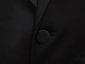SAINT LAURENT PARIS サンローラン パリ ジャケット 392891 ブラック サイズ50 ウール 美品 中古 4b004927