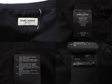 Load image into Gallery viewer, SAINT LAURENT PARIS サンローラン パリ ジャケット 392891 ブラック サイズ50 ウール 美品 中古 4b004927