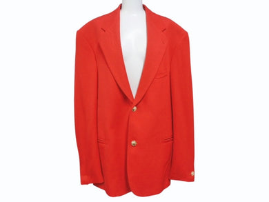 BALENCIAGA バレンシアガ オーバーサイズ ナイロンジャケット 623794 サイズ1 ロゴプリント レッド 20年製 美品 中古 4b004963