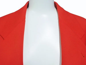 BALENCIAGA バレンシアガ オーバーサイズ ナイロンジャケット 623794 サイズ1 ロゴプリント レッド 20年製 美品 中古 4b004963