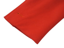 Load image into Gallery viewer, VERSACE ヴェルサーチ テーラードジャケット ラナウール レッド サイズ50 ゴールド金具 美品 中古 4b004928