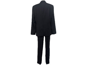 極美品 Emporio Armani エンポリオアルマーニ セットアップ テーラードジャケット スラックス サイズ48 EXILE SHOKICHI着用 中古 4b004930