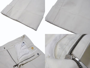 GUCCI グッチ 2015年製 スラックス パンツ 363962Z7773 ホワイト アイボリー サイズ46 美品 中古 4b004933