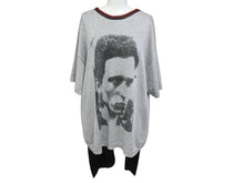 画像をギャラリービューアに読み込む, 極美品 RAF SIMONS ラフシモンズ The Clash カジュアルニット 915568 スカーフドッキング ラメ シルバーレーヨン ポリエステル サイズXS 中古 4b004934 