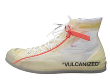 画像をギャラリービューアに読み込む, CONVERSE × OFF-WHITE コンバース オフホワイト CHUCK TAYLOR ALL-STAR VULCANIZED チャックテイラー バレー 162204C ホワイト サイズ29.5 美品 中古 4b004936 