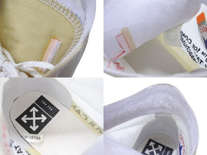 CONVERSE × OFF-WHITE コンバース オフホワイト CHUCK TAYLOR ALL-STAR VULCANIZED チャックテイラー バレー 162204C ホワイト サイズ29.5 美品 中古 4b004936 