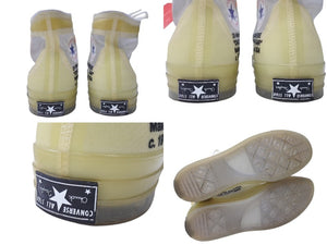 CONVERSE × OFF-WHITE コンバース オフホワイト CHUCK TAYLOR ALL-STAR VULCANIZED チャックテイラー バレー 162204C ホワイト サイズ29.5 美品 中古 4b004936 