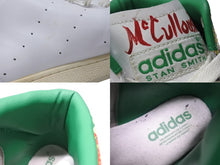 Load image into Gallery viewer, adidas アディダス ハイカットスニーカー スタンスミスmid ハンドペイントレザー ホワイト マルチカラー サイズUS12 美品 中古 4b004937