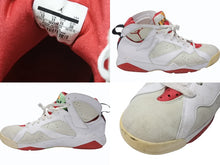画像をギャラリービューアに読み込む, NIKE ナイキ Air Jordan 7 Retro Hare エアジョーダン7 レトロ ヘア 2015年 304775-125 ホワイト レッド サイズ30cm 美品 中古 4b004939