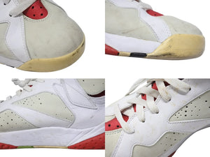 NIKE ナイキ Air Jordan 7 Retro Hare エアジョーダン7 レトロ ヘア 2015年 304775-125 ホワイト レッド サイズ30cm 美品 中古 4b004939