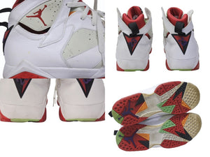 NIKE ナイキ Air Jordan 7 Retro Hare エアジョーダン7 レトロ ヘア 2015年 304775-125 ホワイト レッド サイズ30cm 美品 中古 4b004939